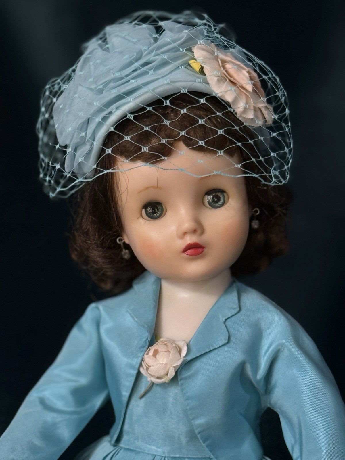 Vintage 1958 Madame Alexander 16” Elise Doll Aquamarine Bolero #16-11 Outfit