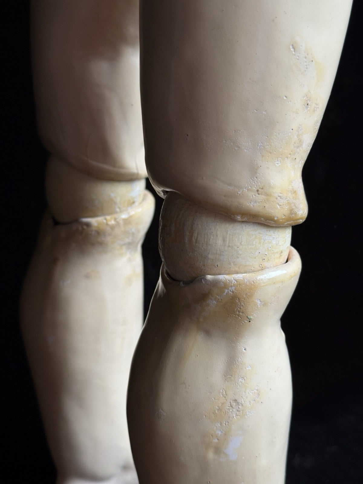 Large Antique German 34” Armand Marseille Bisque Head Doll