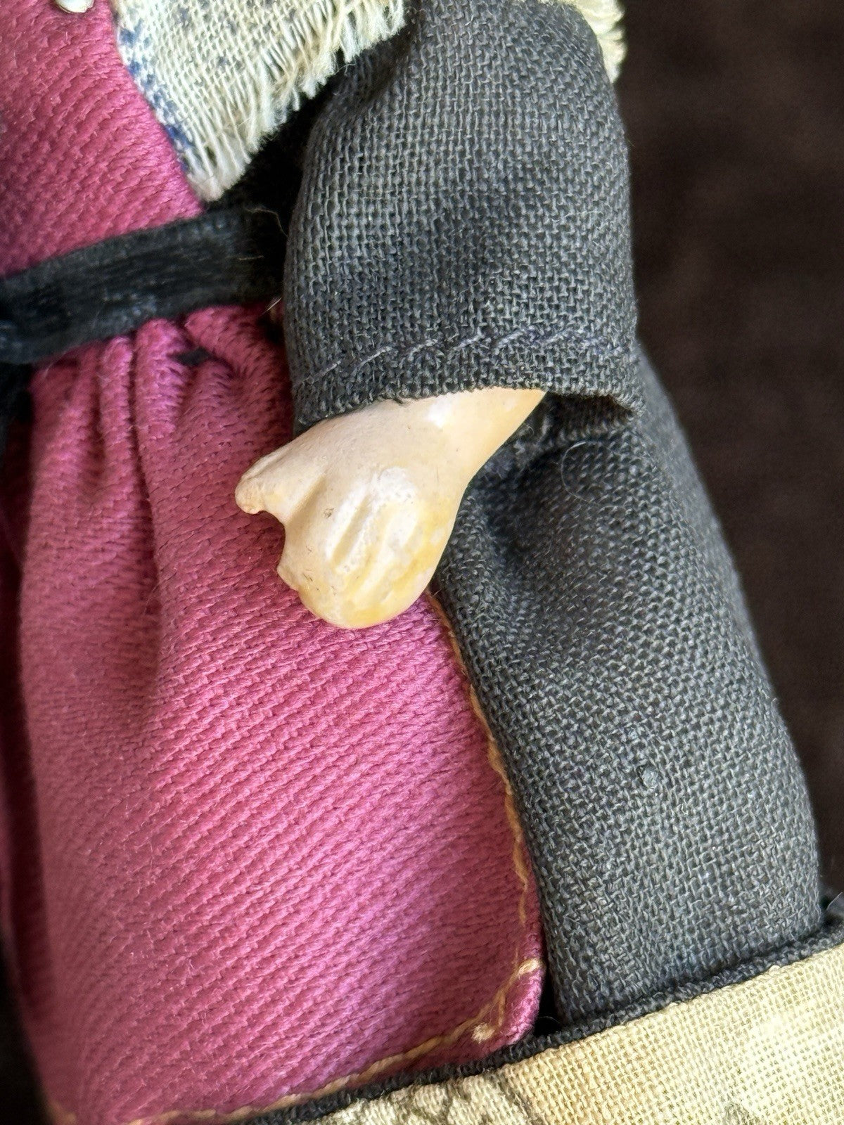 Antique French 5” SFBJ 301 Bisque Head Dollhouse Doll