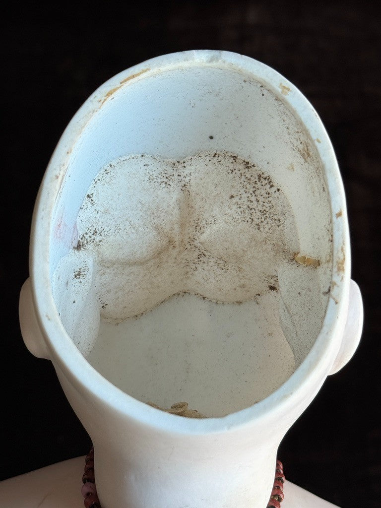 Grand Size Antique French Eugene Barrois (?) Bisque Head Fashion Poupee Doll