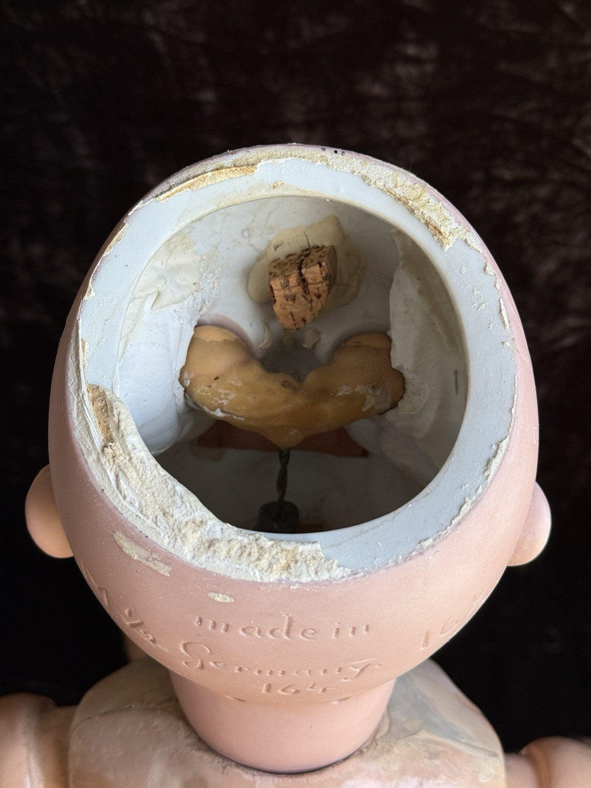Large Antique German 30” Kestner 164 Bisque Head Doll