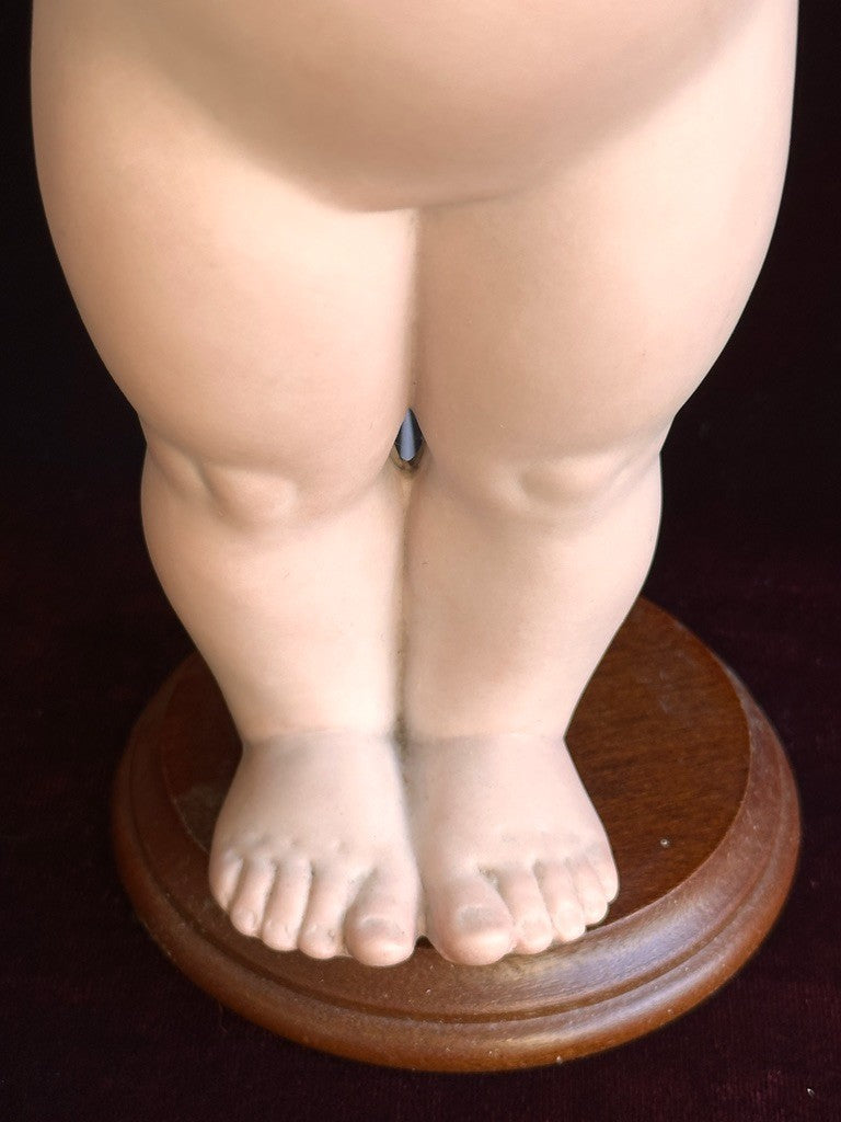 Rare Large 11" Hertel Schwab 222 "Our Fairy" All Bisque Googly Eyes Doll