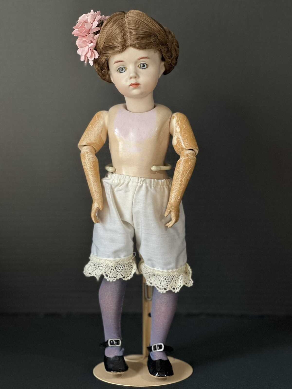 Reproduction of  Antique French Albert Marque 15” Doll Porcelain Head