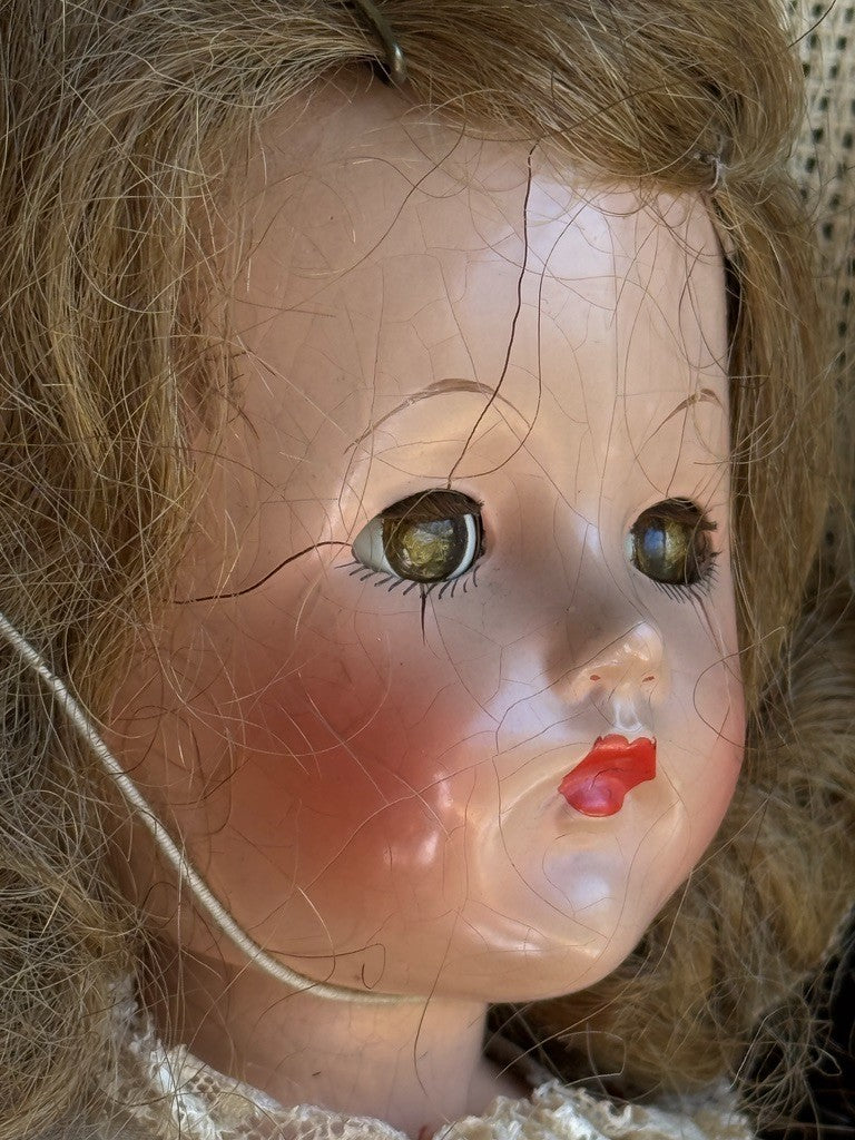 Vintage Effanbee 14" Composition Suzanne Doll with Original Tag