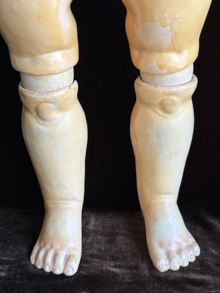 Large Antique German 31" Armand Marseille 390 Bisque Head Doll