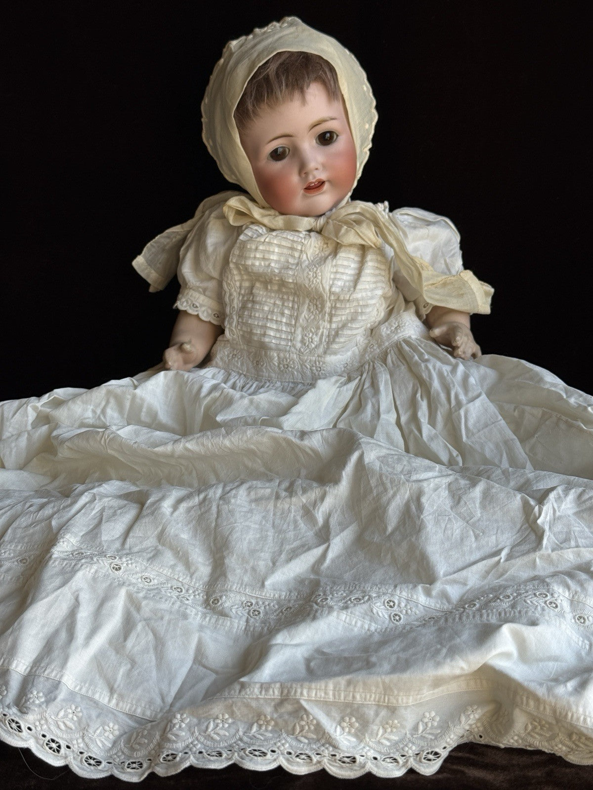 Antique German 16” Kestner JDK 257 Bisque Head Baby Doll