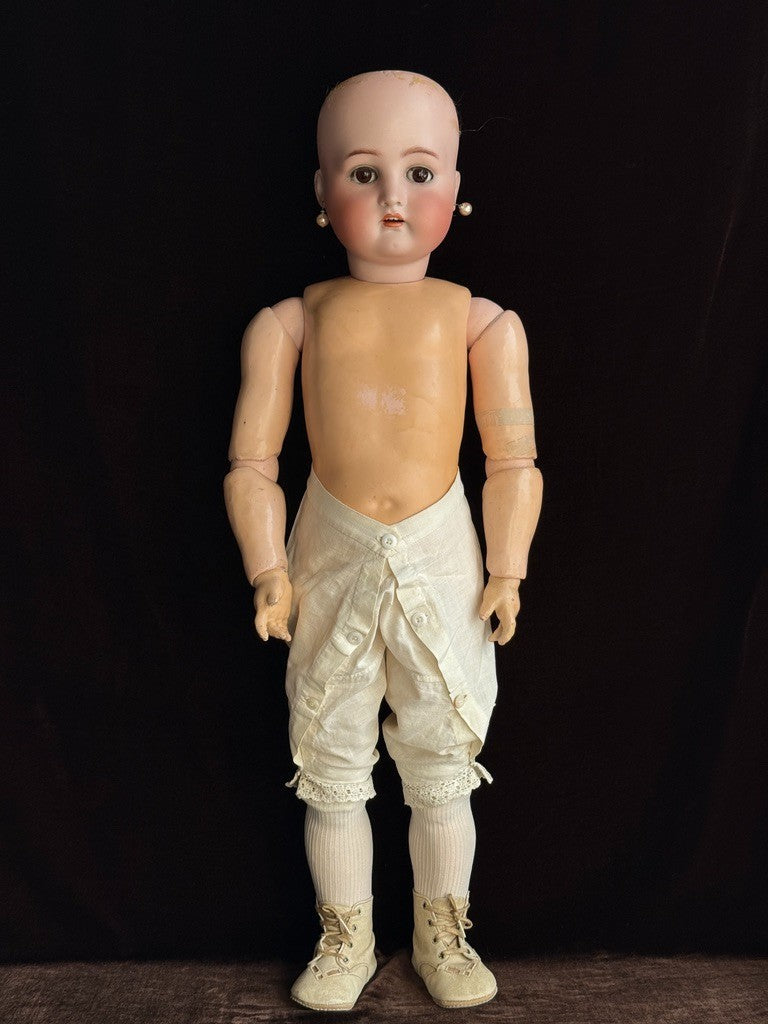 Antique German 28" Simon & Halbig Kammer & Reinhardt Bisque Head Doll