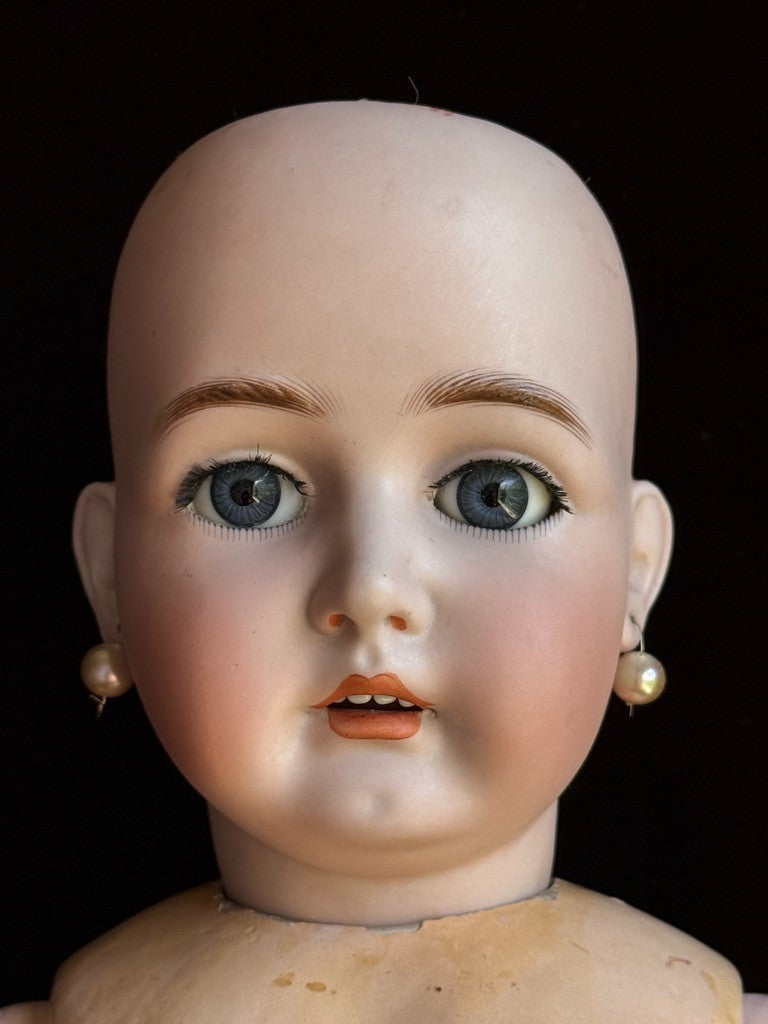 Antique German 24” Simon Halbig WSK Wiesenthal Schindel Kallenberg Bisque Doll