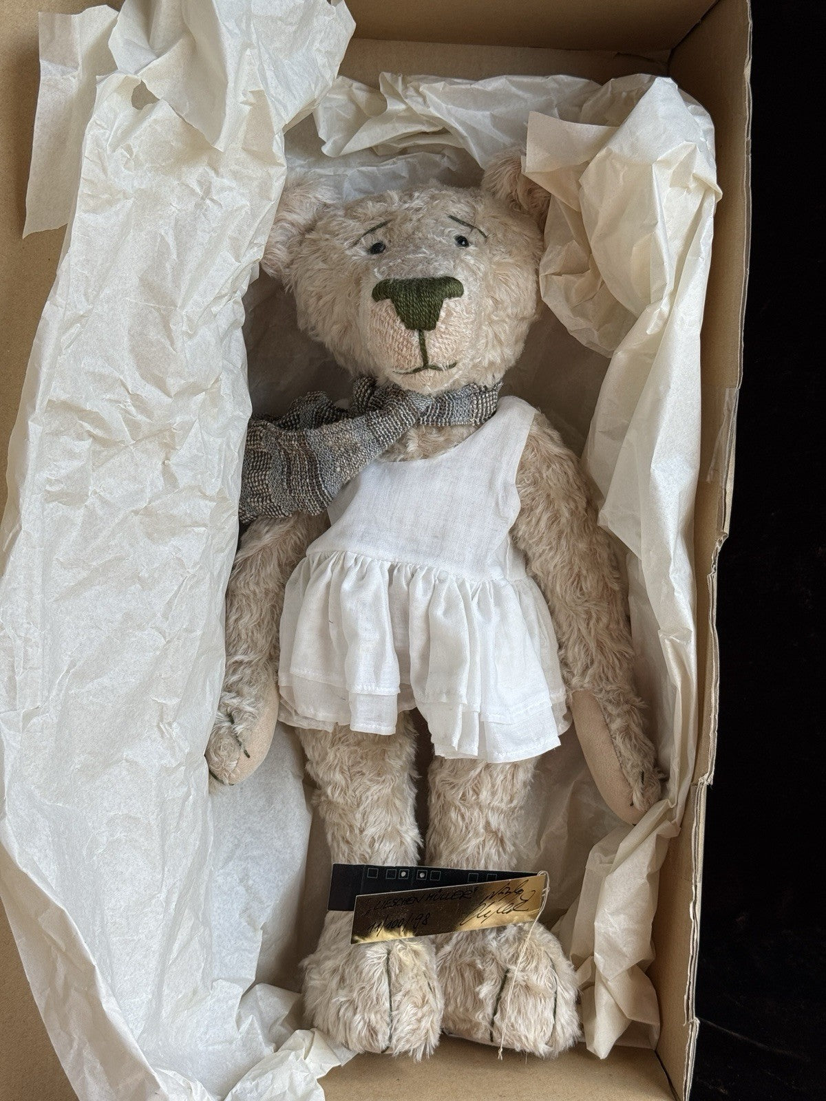 Zwergnase German 18.5” Lles. Muler Teddy Bear Artist Doll in Box + Tag