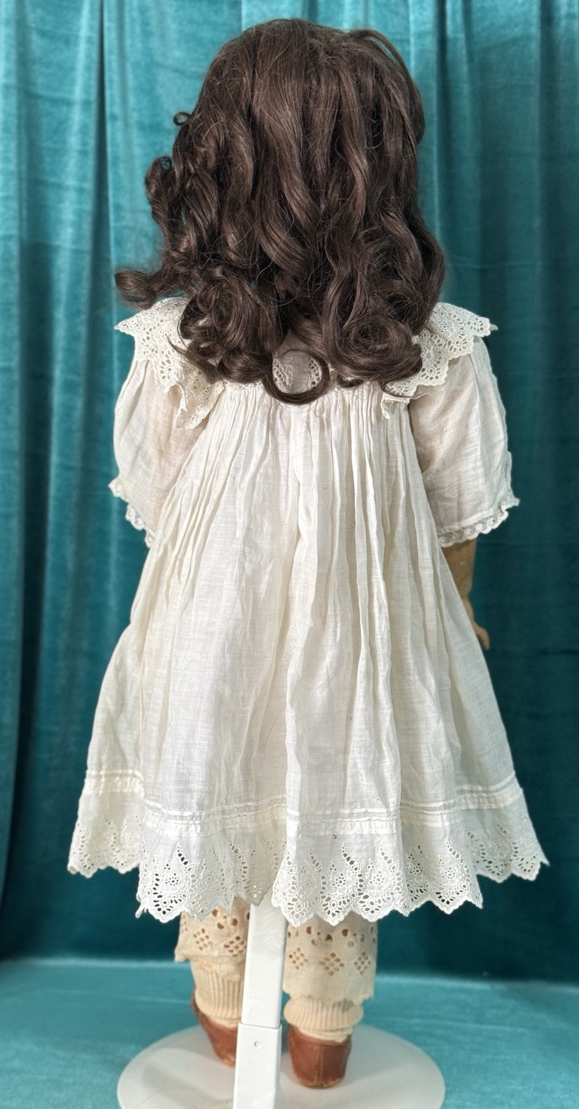 Antique German C.M. Bergmann and Simon Halbig Bisque Head 28” Doll