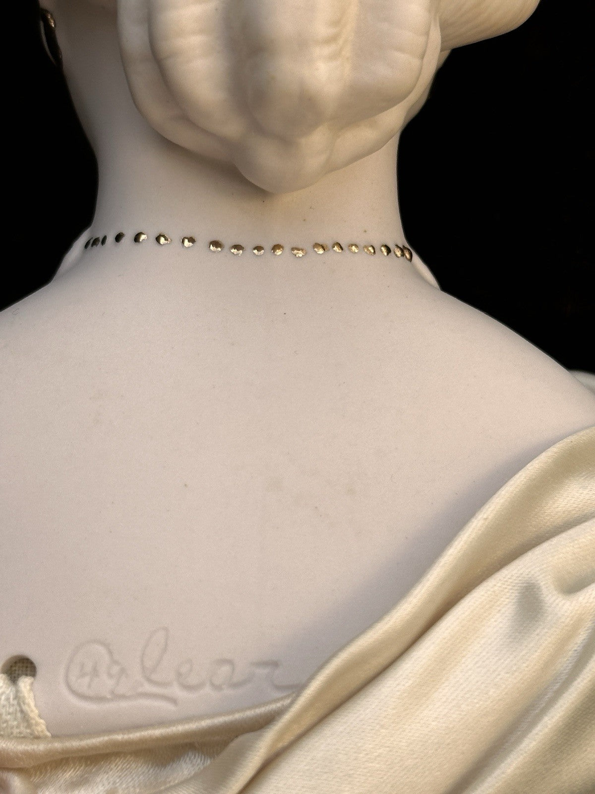 Vintage Porcelain 17” Signed Emma Clear Parian China Doll