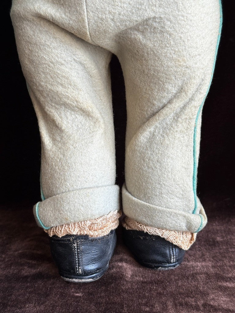 Large Vintage Italian 16” Lenci 300 Series Felt Gentleman Boy Doll