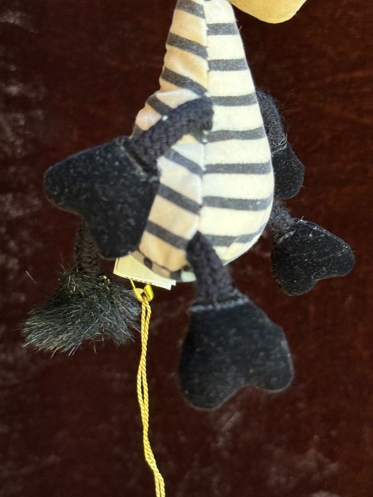 Rare Vintage Takashimaya New York Zebra Plush Stuffed Animal w Box Tag