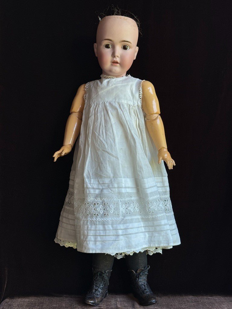 Large Antique German 31” Kestner 171 Bisque Head Doll