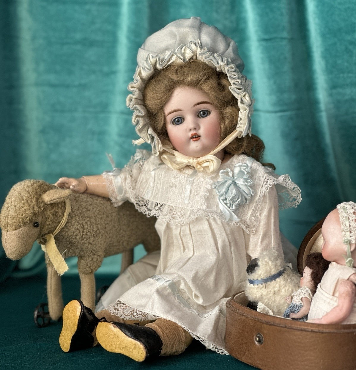 Antique German Max Handwerck Bisque Head 17” Doll Mold 421