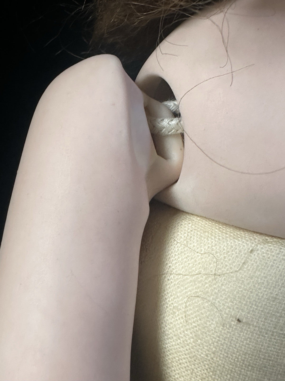 Vintage 1984 Linda Cheek Porcelain Pinkie 14” Doll Original Outfit