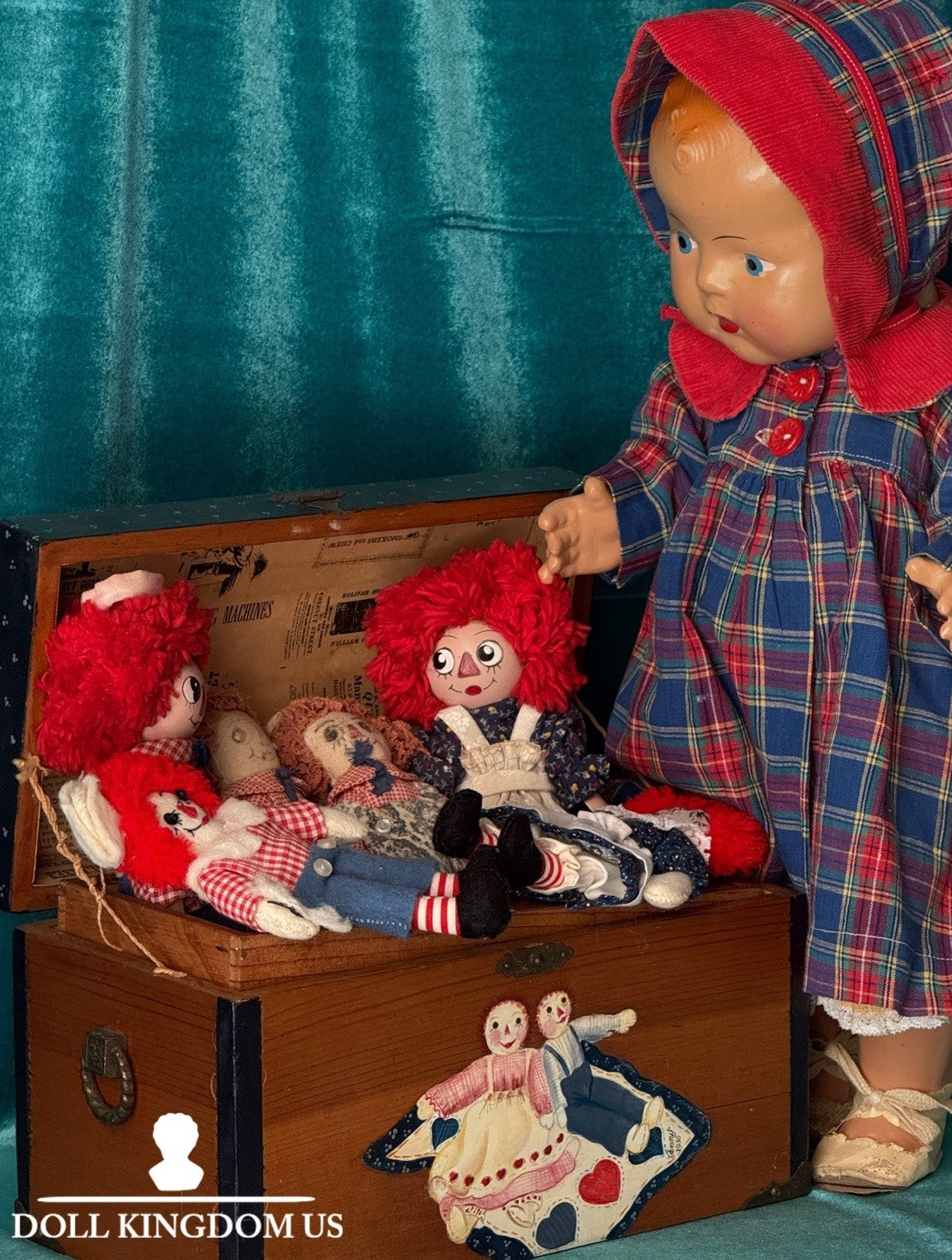 Vintage Unidentified 16” All Composition Doll