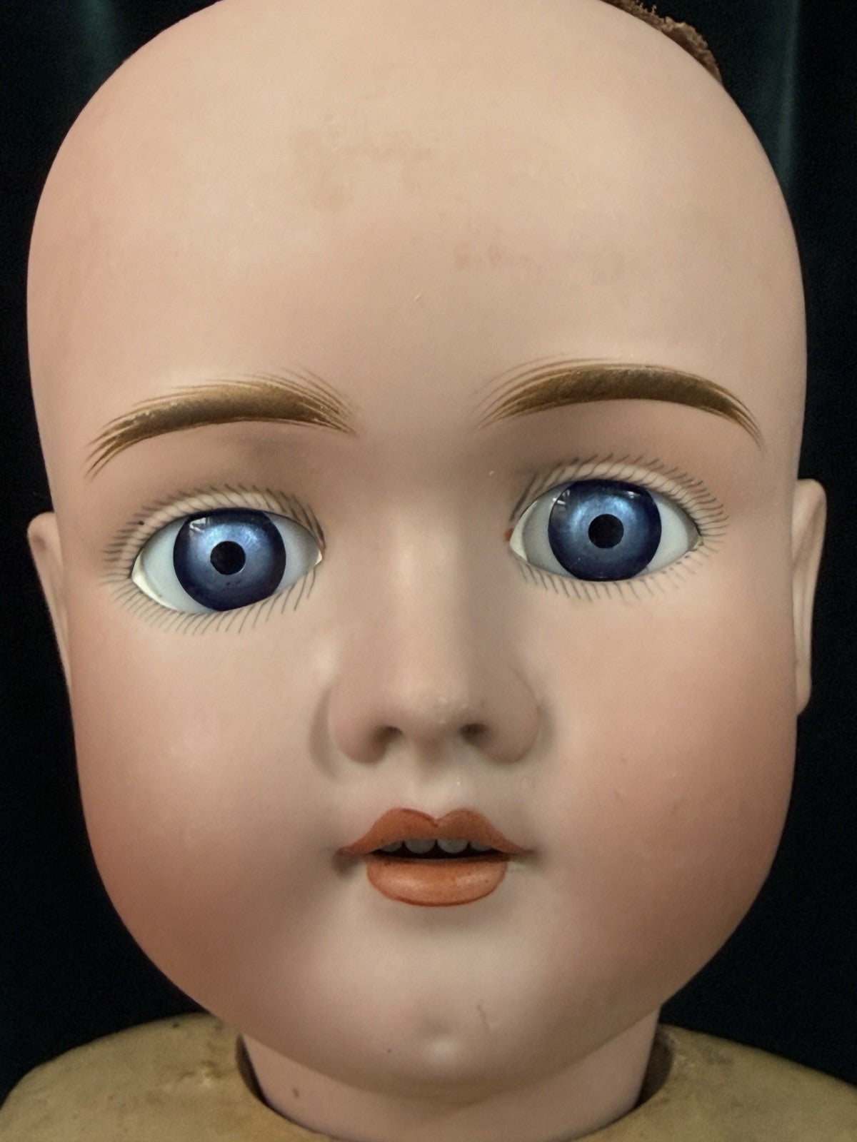Antique German Walkure 24” Doll Bisque Head Composition Body