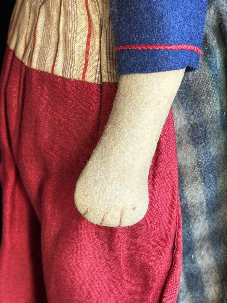 Rare Antique German 18.5” All Original Steiff Dutch Girl Doll