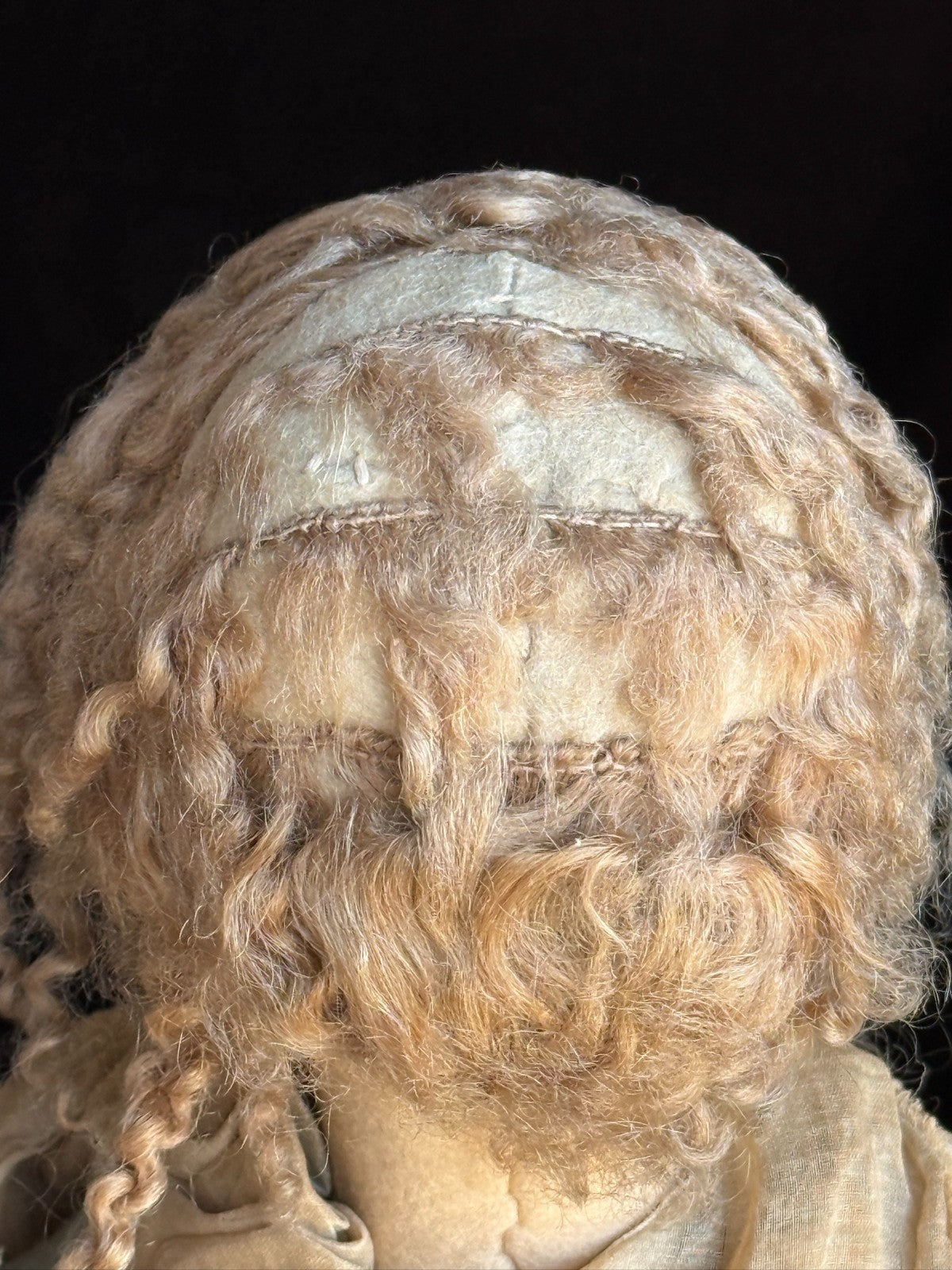 Vintage Italian 24.5” Lenci Artdeco French Boudoir Felt Cloth Character Doll