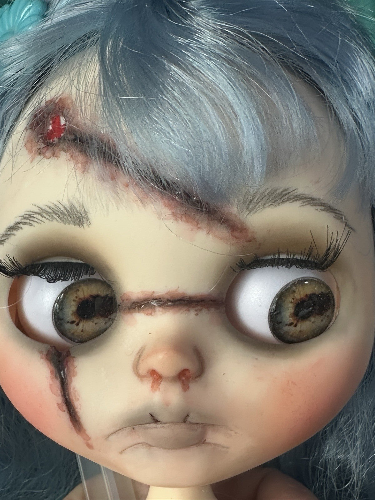 OOAK Custom Blythe 11” Artist BDJ Doll “Beautiful Frankenstein”