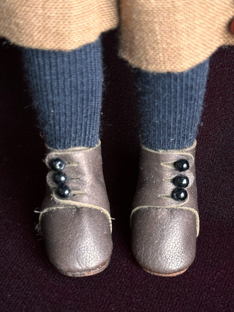 Collectible 9.5” UFDC Gail Wilson Dickon The Secret Garden Papier Mache Doll Tag