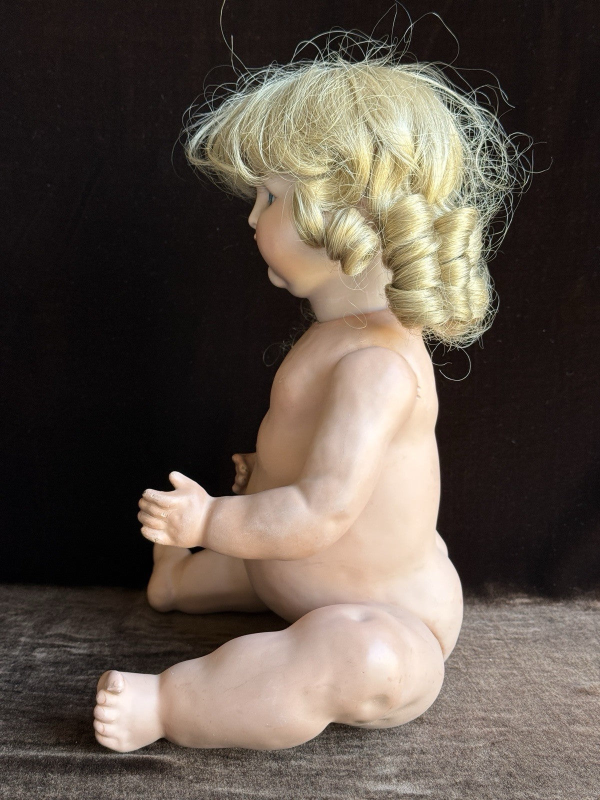 Lot of 2 Antique Bisque Head Baby Dolls Nippon and Koppelsdorf