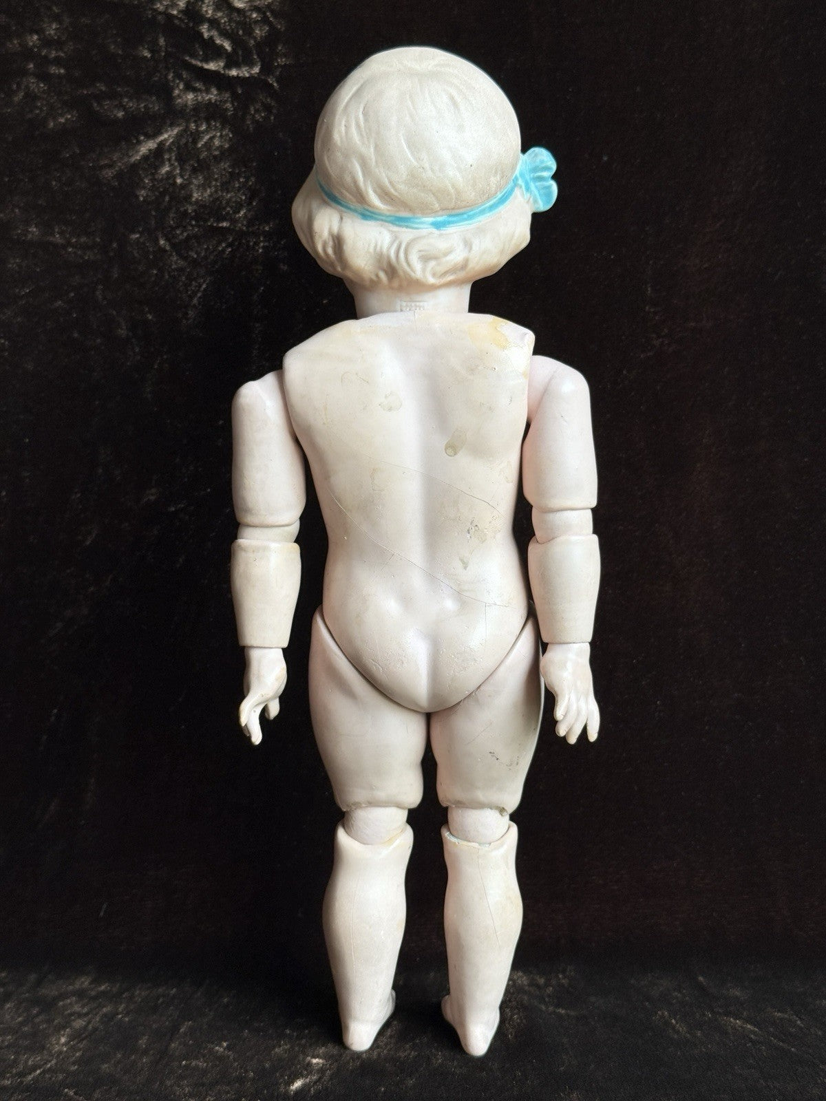 Antique German 12” Gebruder Heubach Coquette Bisque Head Character Girl Doll