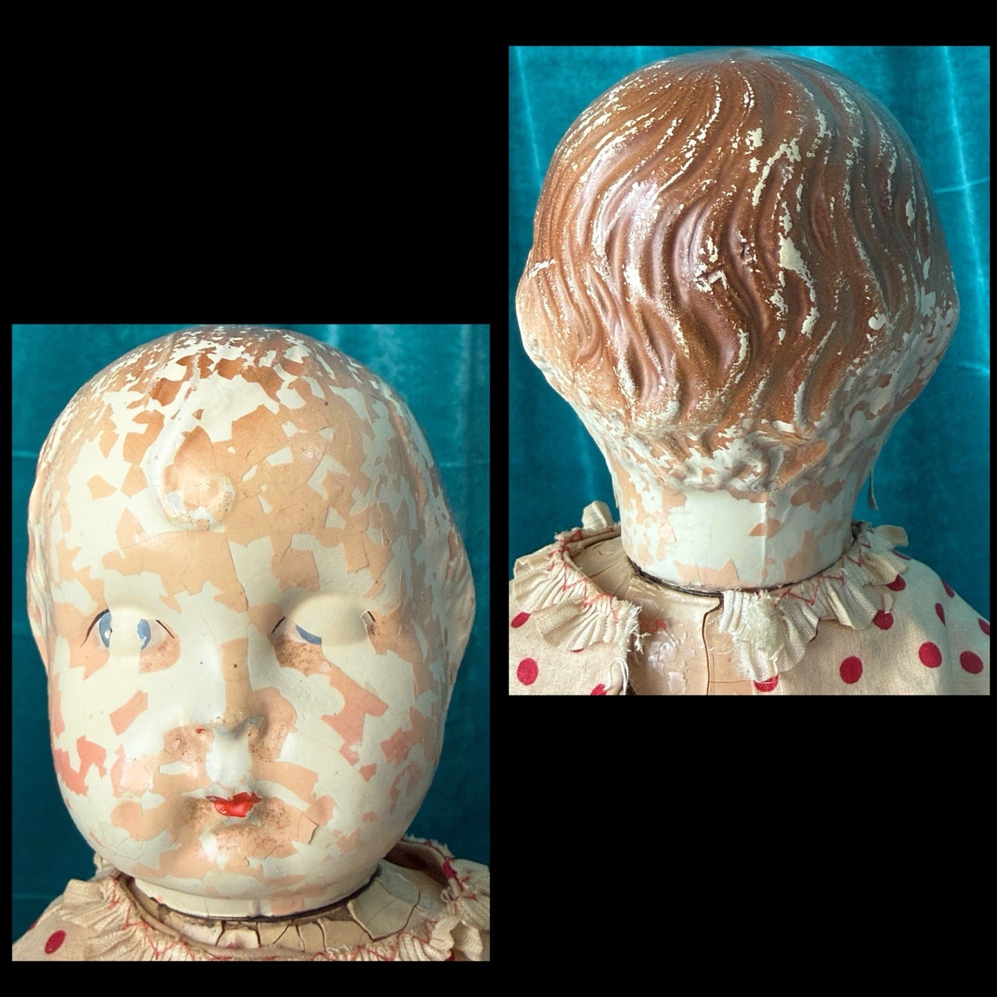 Rare Antique 1920’s Famlee Composition Doll Set By Berwick Doll Company