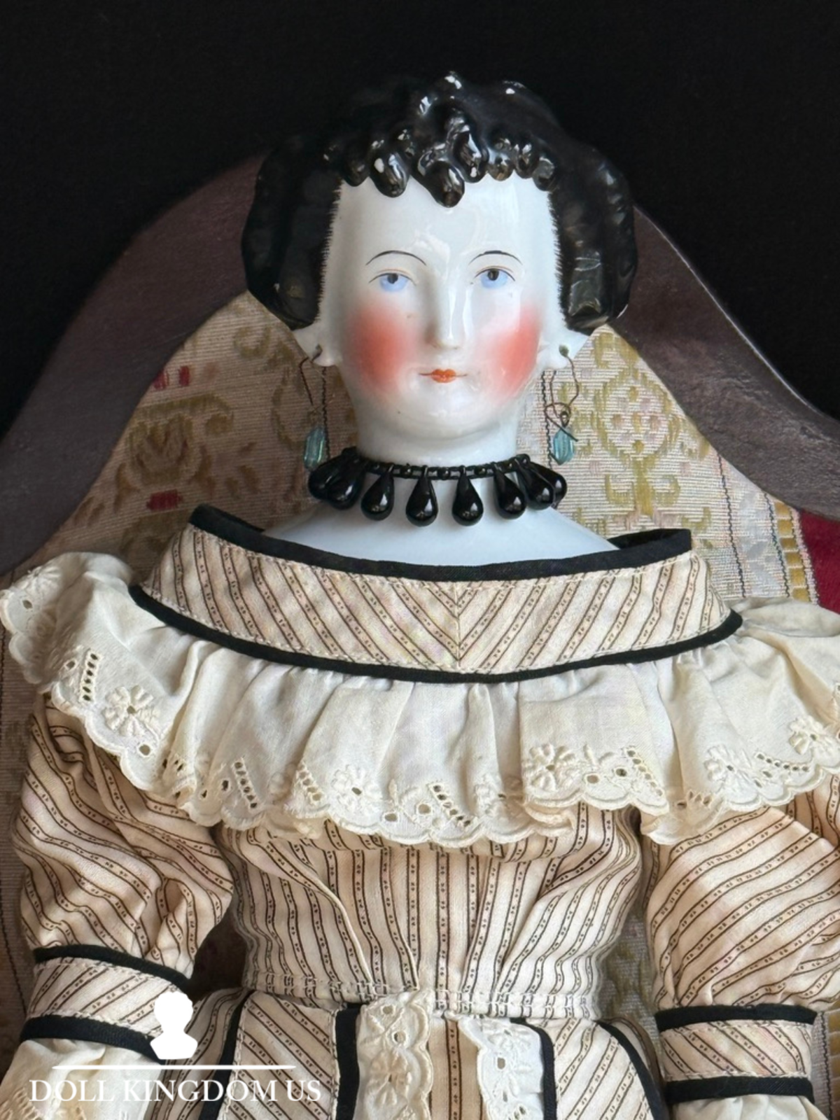 Antique German 18” Countess Dagmar China Head Fashion Doll Milliners Model Body
