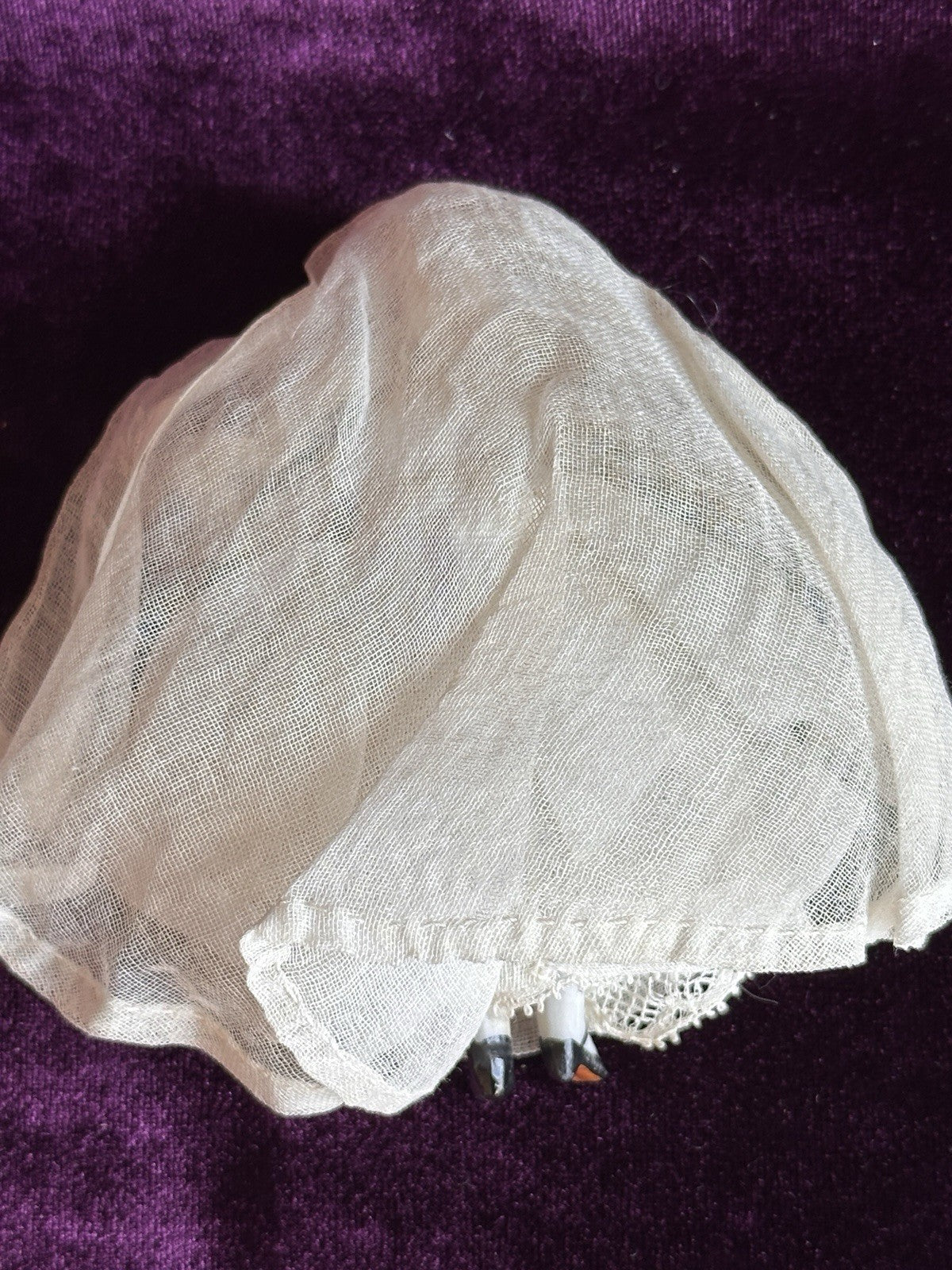 Antique French 3.5” All Bisque Tiny Mignonette Doll