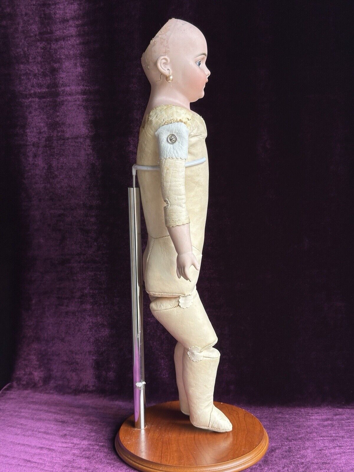 Antique German 21” Early Simon Halbig Bisque Shoulder Head Doll