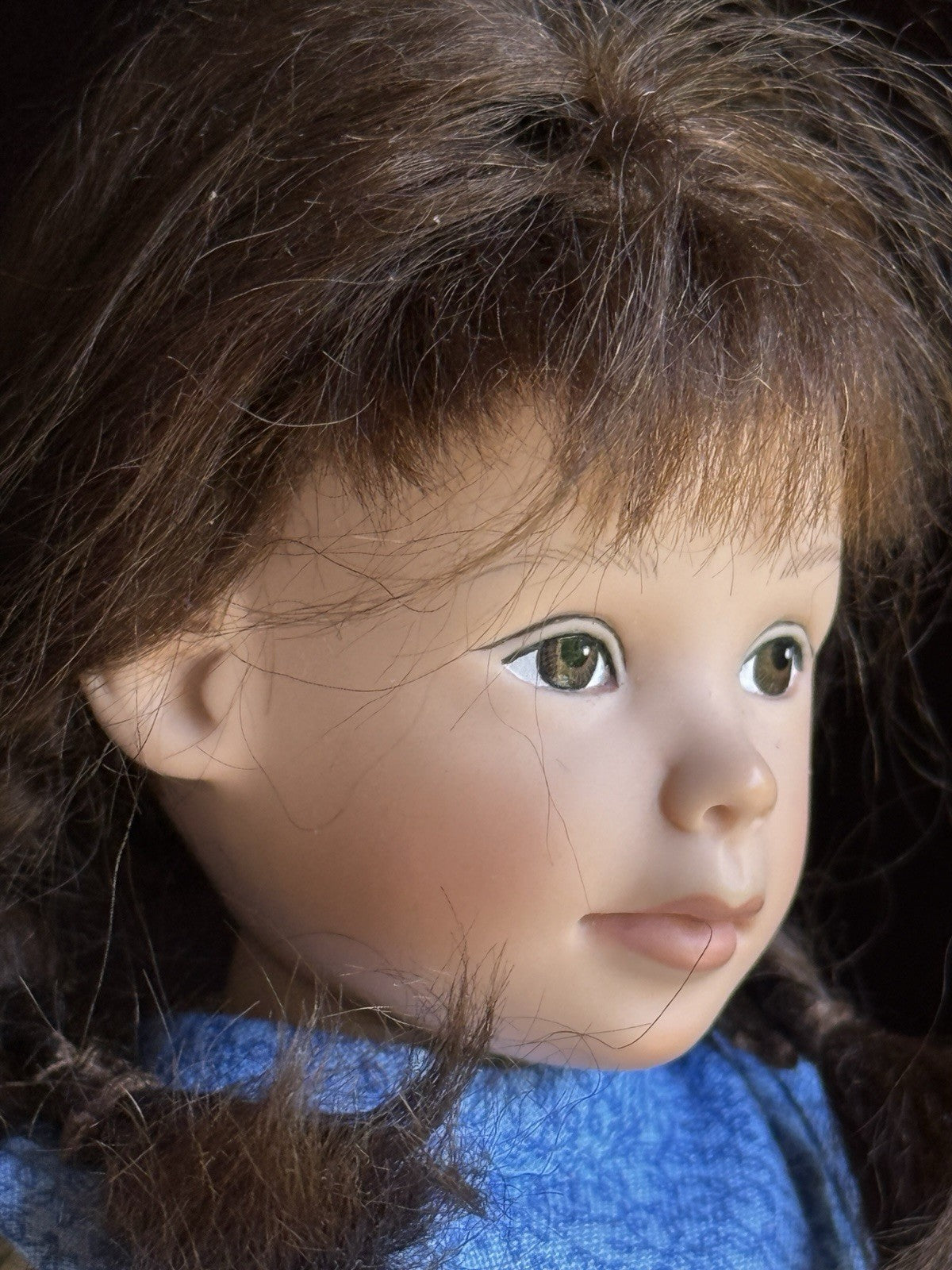 Lot of 2 Collectible 10” Mary Oldenburg Vinyl Willow and Holly Signed Dolls