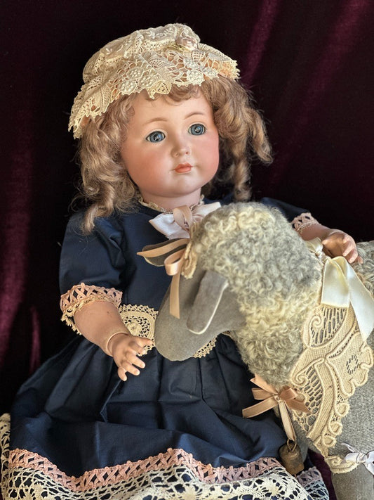 Antique German 26” Kammer Reinhardt 117 Mein Liebling Bisque Head Doll