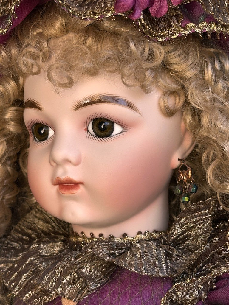 Large Mary Benner 30" Porcelain Repro of French Bru Jne Claudine Doll LE 400