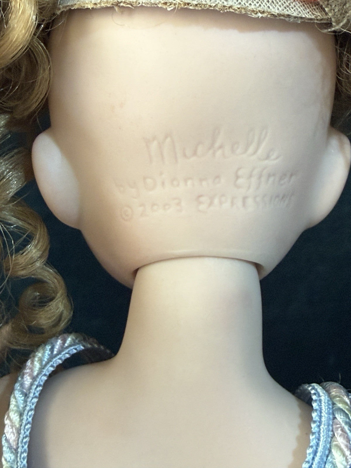 Porcelain 12” Doll “Michelle” By Dianna Effner Expressions Molds
