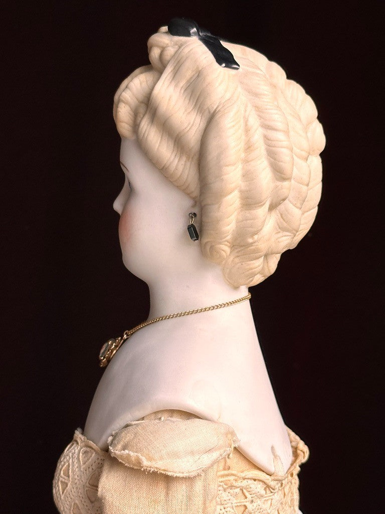 Vintage Porcelain 22” Signed Emma Clear Parian China Doll