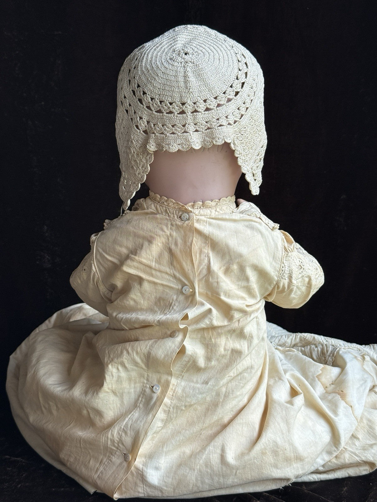 Antique German 24” Simon & Halbig Kammer & Reinhardt 126 Bisque Head Baby Doll