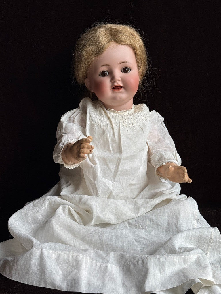 Antique German 22" Simon & Halbig Kammer & Reinhardt 126 Bisque Head Baby Doll