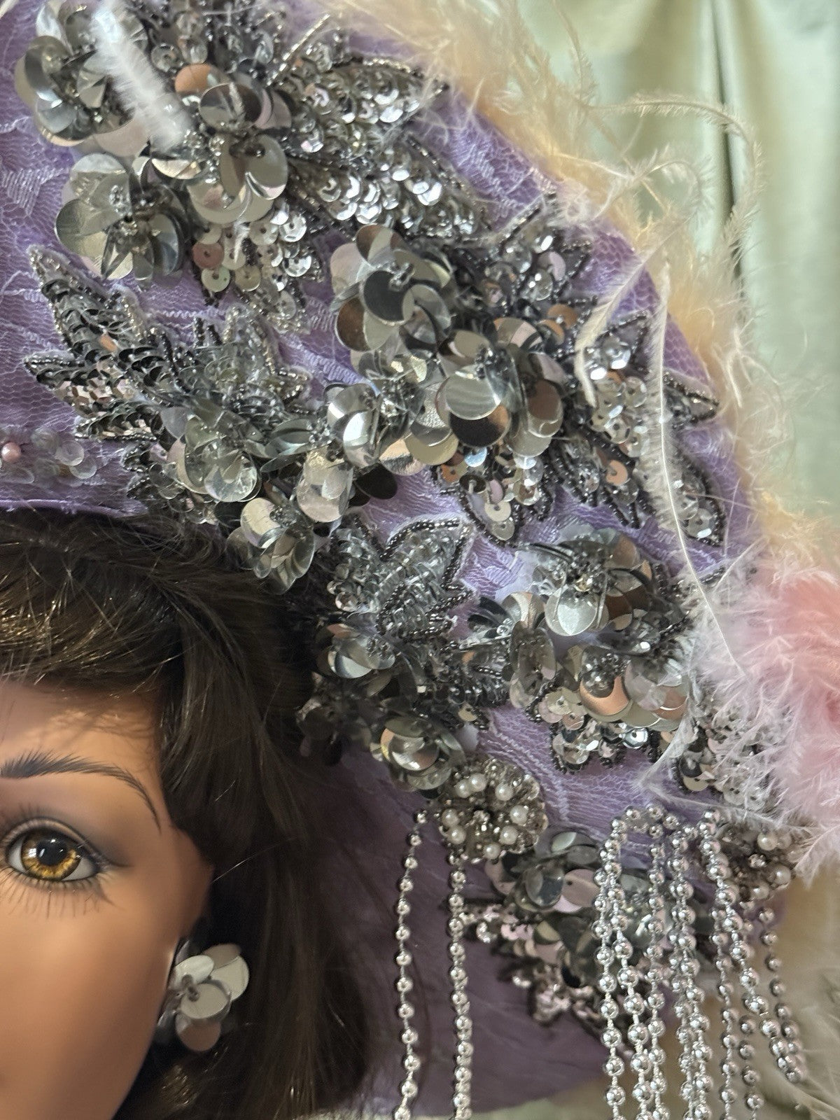 Collectible Large 42” Porcelain Doll “Sterling ” by Rustie LE 1000 COA/Stand/Tag