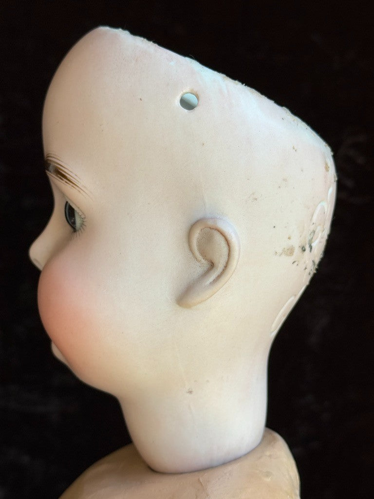 Antique German 25" Gebruder Kuhnlenz 165 Bisque Head Doll