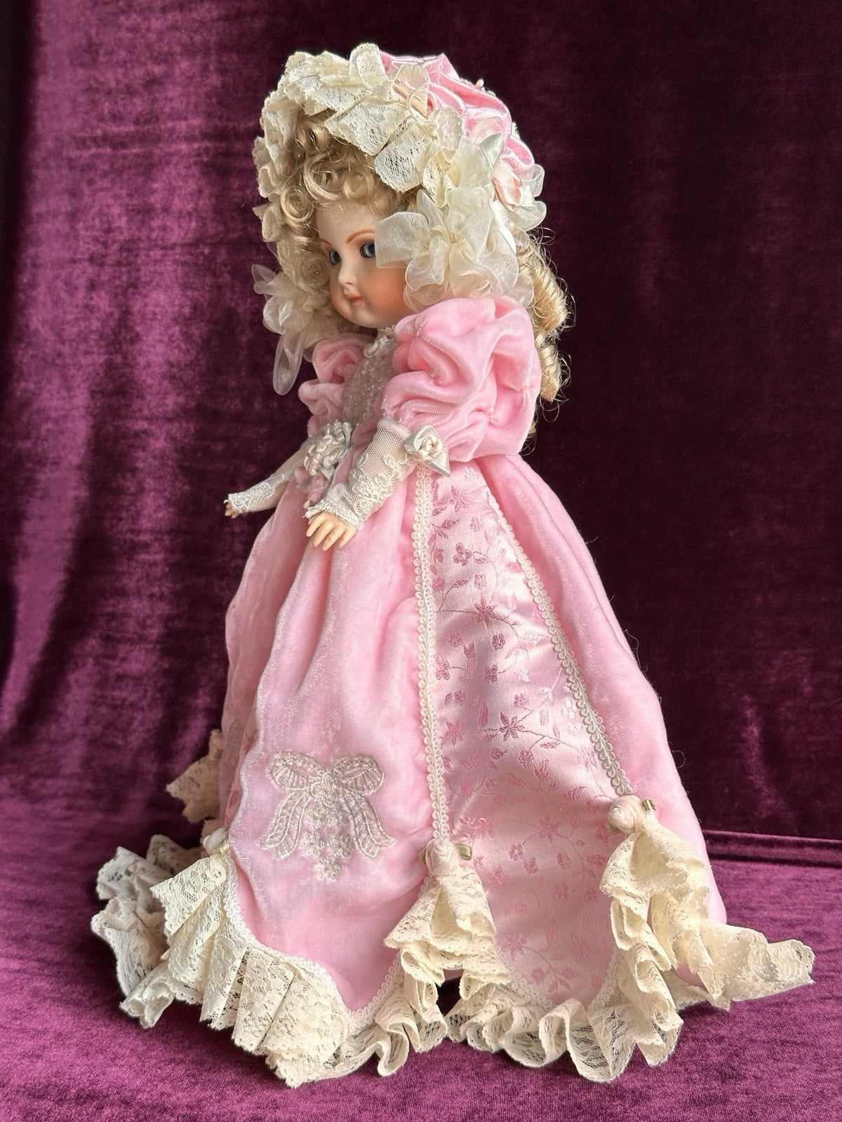 Patricia  Loveless 14" Porcelain Reproduction of Antique French Bebe Doll LE 200