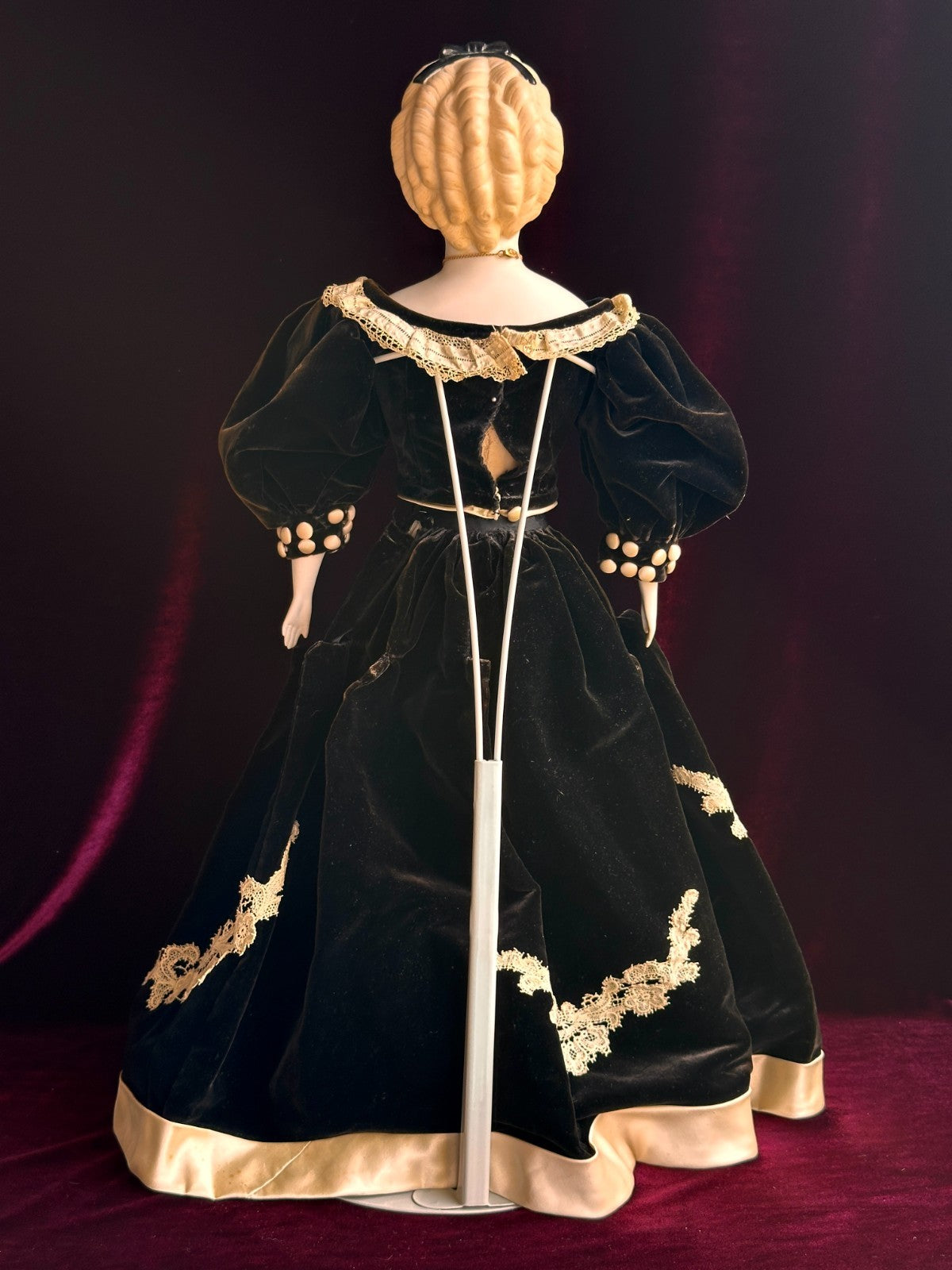 Vintage Porcelain 22” Signed Emma Clear Parian China Doll