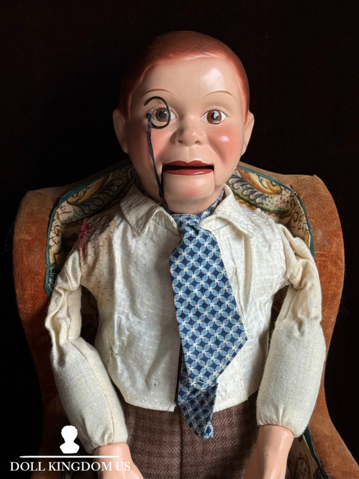 Vintage American Effanbee Composition Charlie McCarthy Ventriloquist Doll