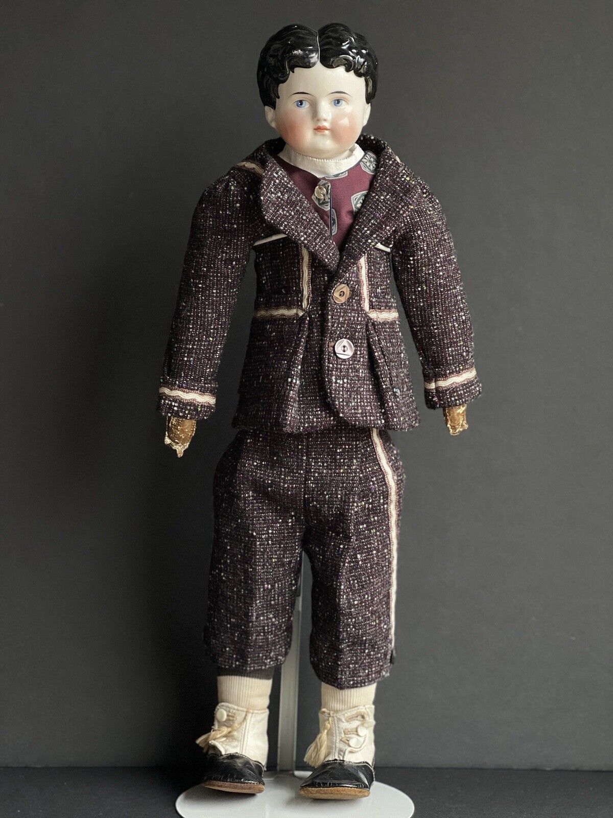 Antique German 22” ABG Alt Beck Gottschalk 784 Exposed Ears China Boy Doll