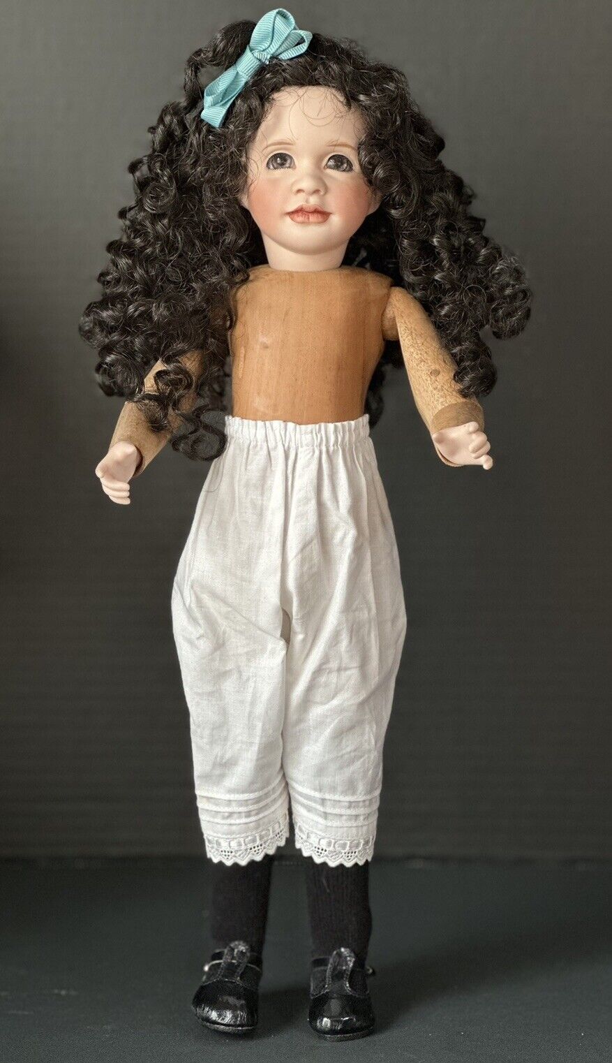 Wendy Lawton Porcelain and Wood “Eugenia’s Literary Salon” LE 750 16”Doll