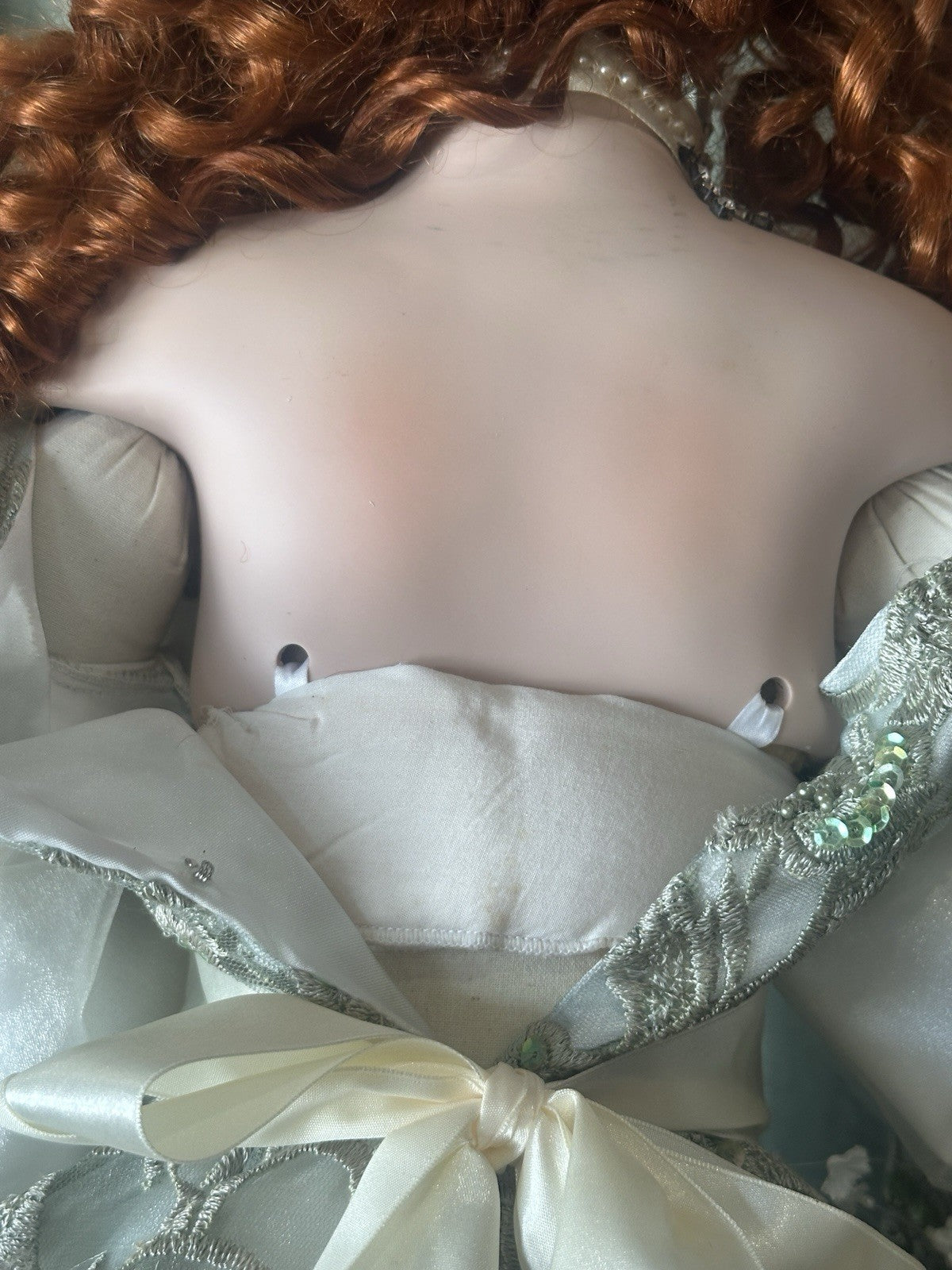 Collectible Large 42” Porcelain Doll “Sage ” by Rustie LE 2000 COA/Stand/Tag