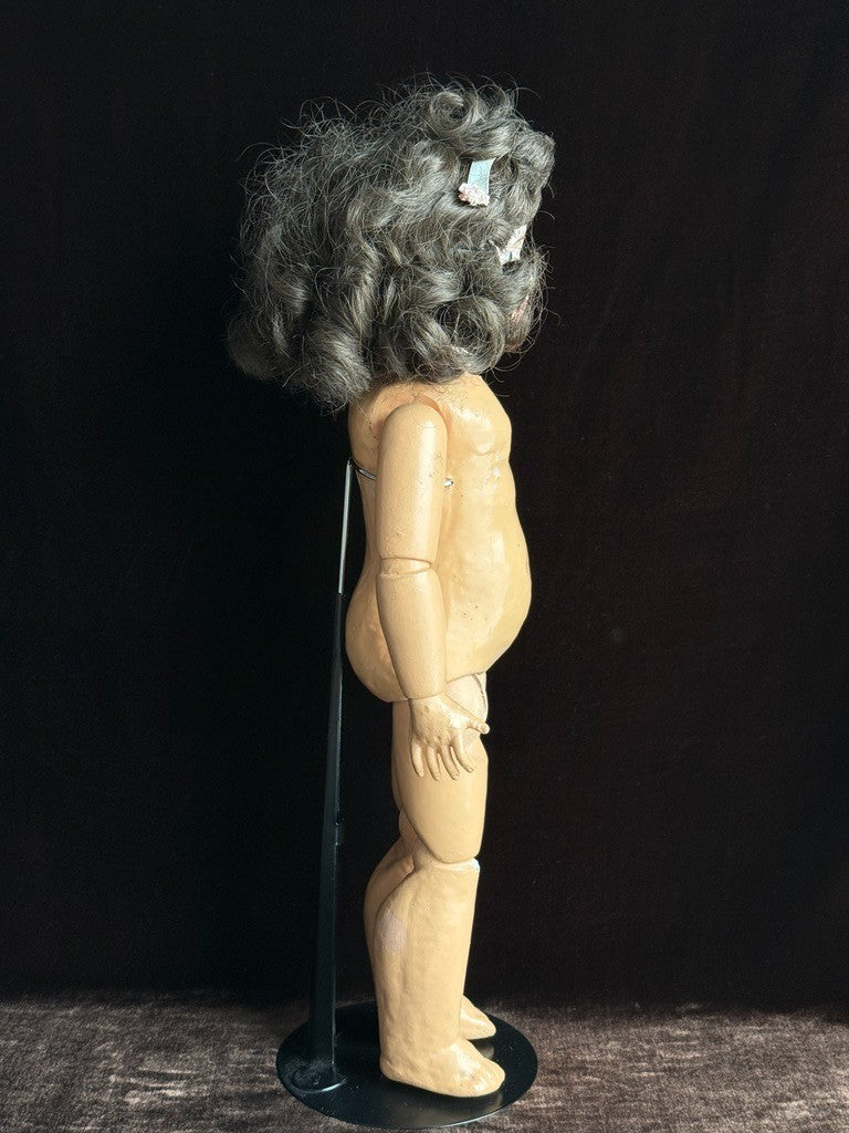 Antique French 19” SFBJ 60 Bisque Head Doll
