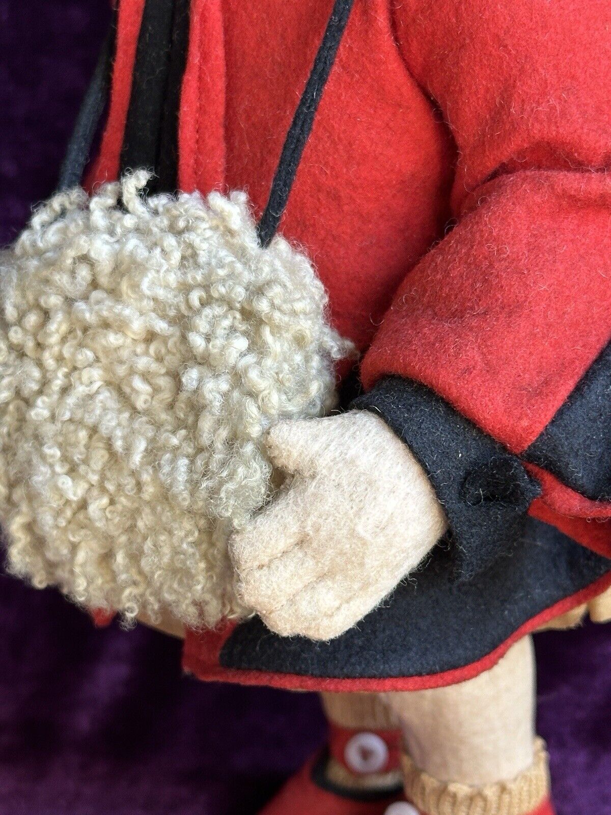 Vintage Italian All Original 12” Lenci 111 Series Felt Cloth Doll