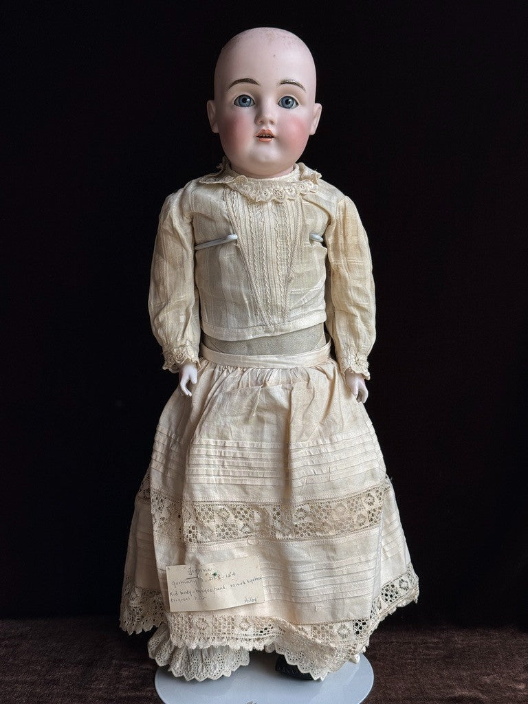 Antique German 22” Kestner 154 Bisque Shoulder Head Doll